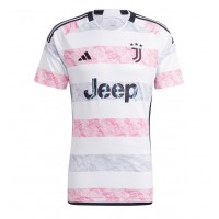 Camiseta Juventus Dusan Vlahovic #9 Segunda Equipación Replica 2023-24 mangas cortas